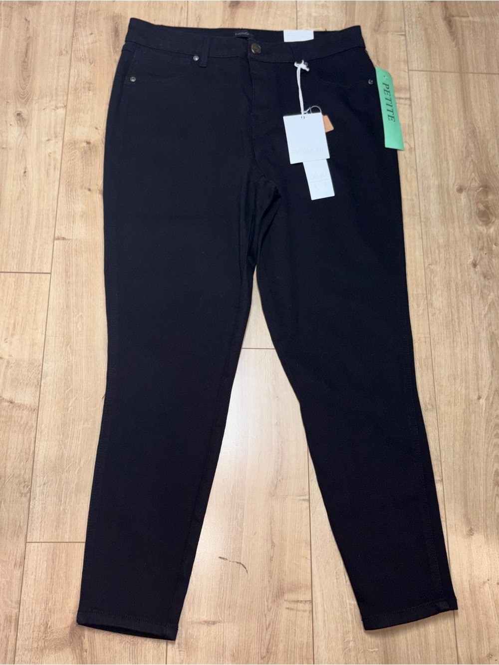NWT Evermore Black Denim Stretch Skinny Denim 14P